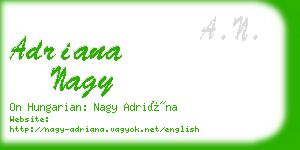 adriana nagy business card